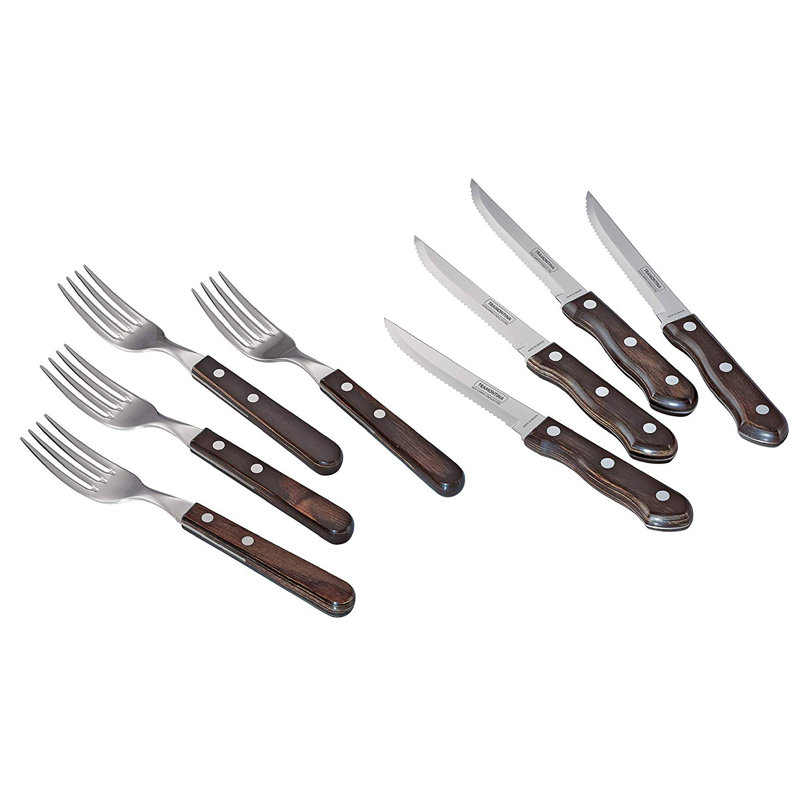 Tramontina Porterhouse 8 Piece Steak Knife and Fork Set Wayfair